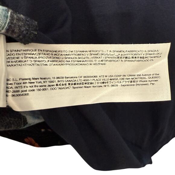 Desigual Size L Embellished Floral‎ V-Neck Blouse Maximalist Dark Fairy Grunge - Picture 11 of 13